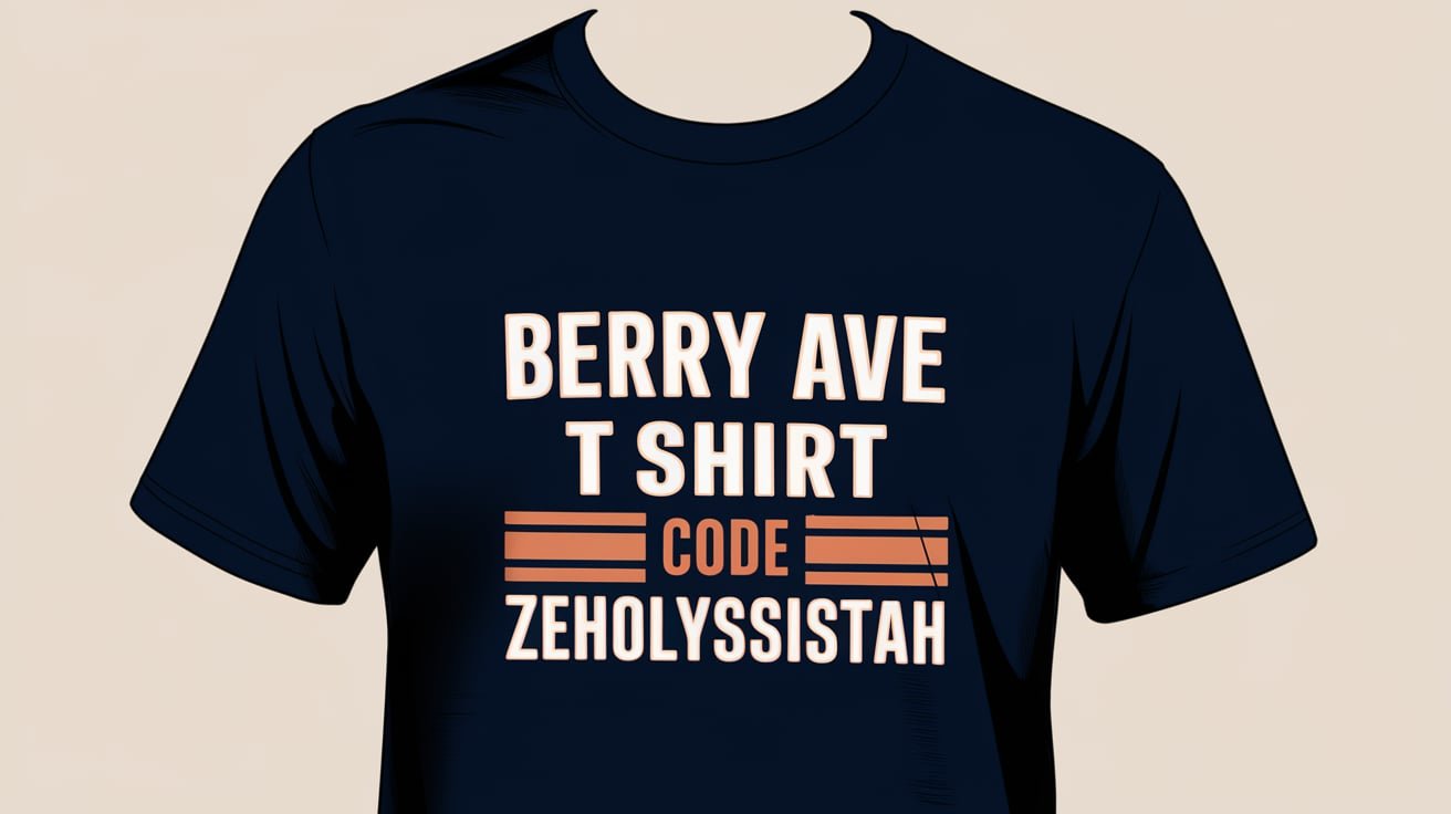 Berry Ave T Shirt Code Zeholysistah: A New Trend in Fashion Customization