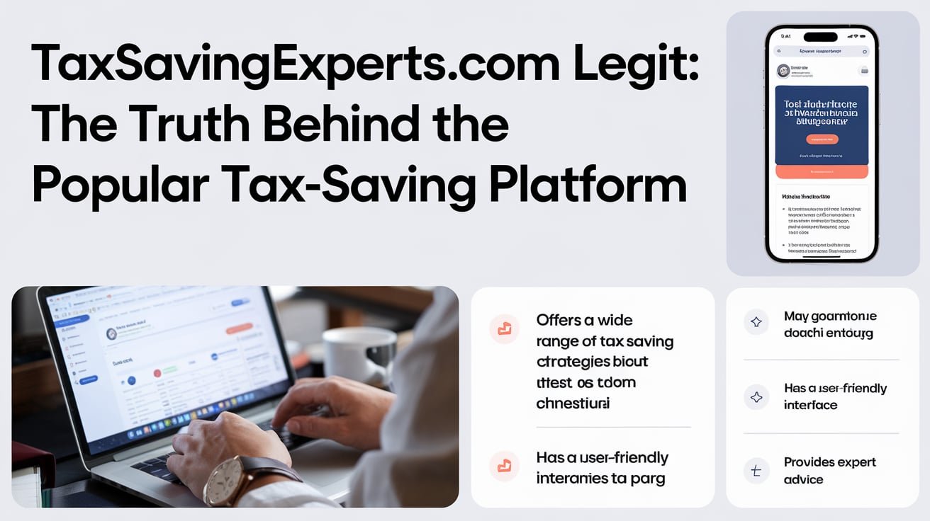 TaxSavingExperts.com Legit: The Truth Behind the Popular Tax-Saving Platform